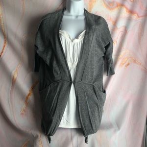 DKNY White Tee with Gray Shrug